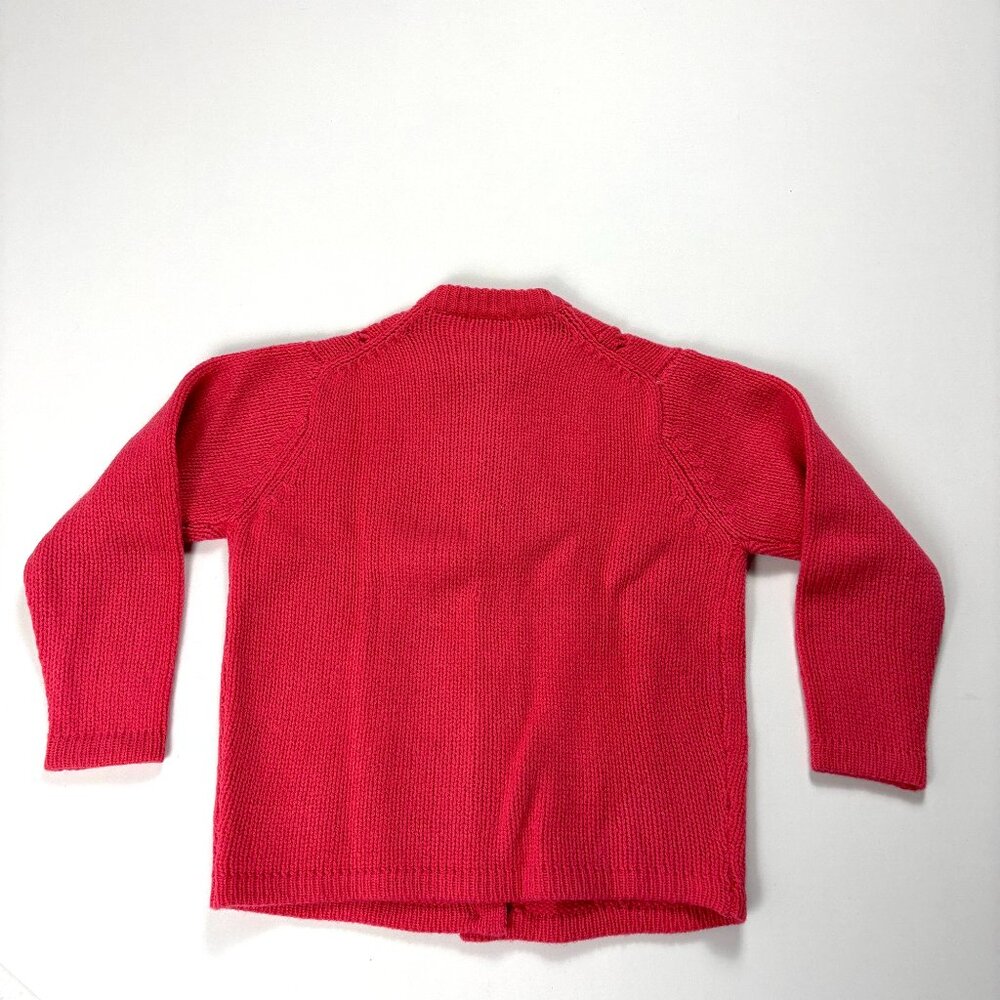 Vintage Fully Fashioned Eileen Wool Cardigan Sweater Pink Sz 40 S Deadstock New - Picture 6 of 7